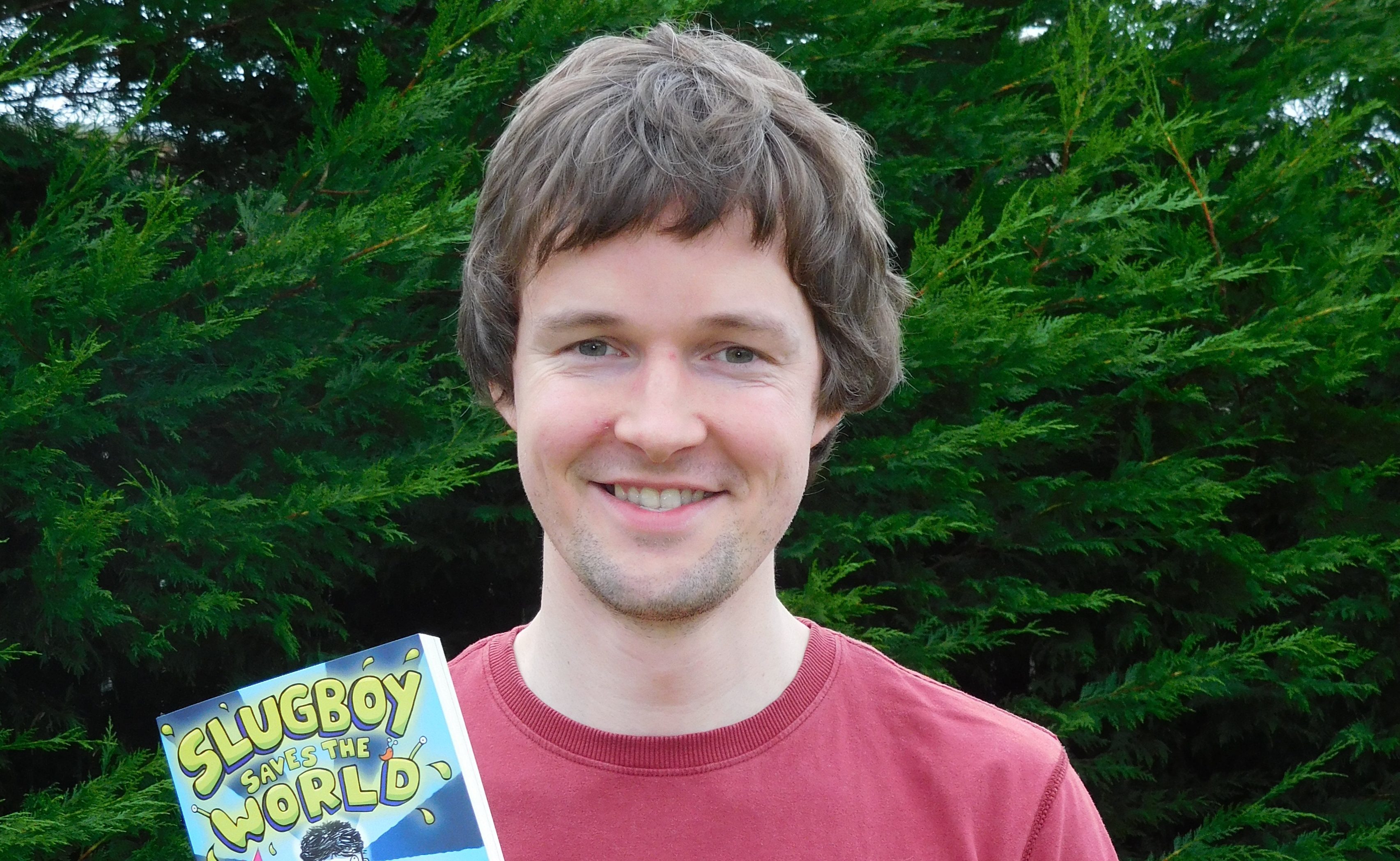 Mark Smith with his book.