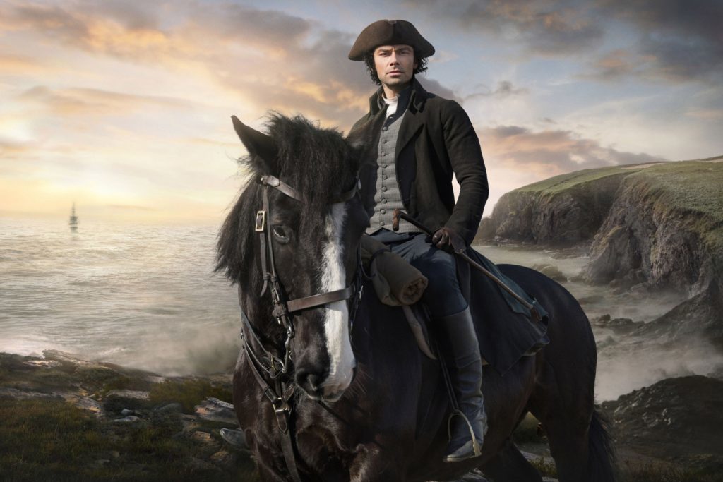 The dashing Poldark Philip Lombard, played by Aidan Turner. 