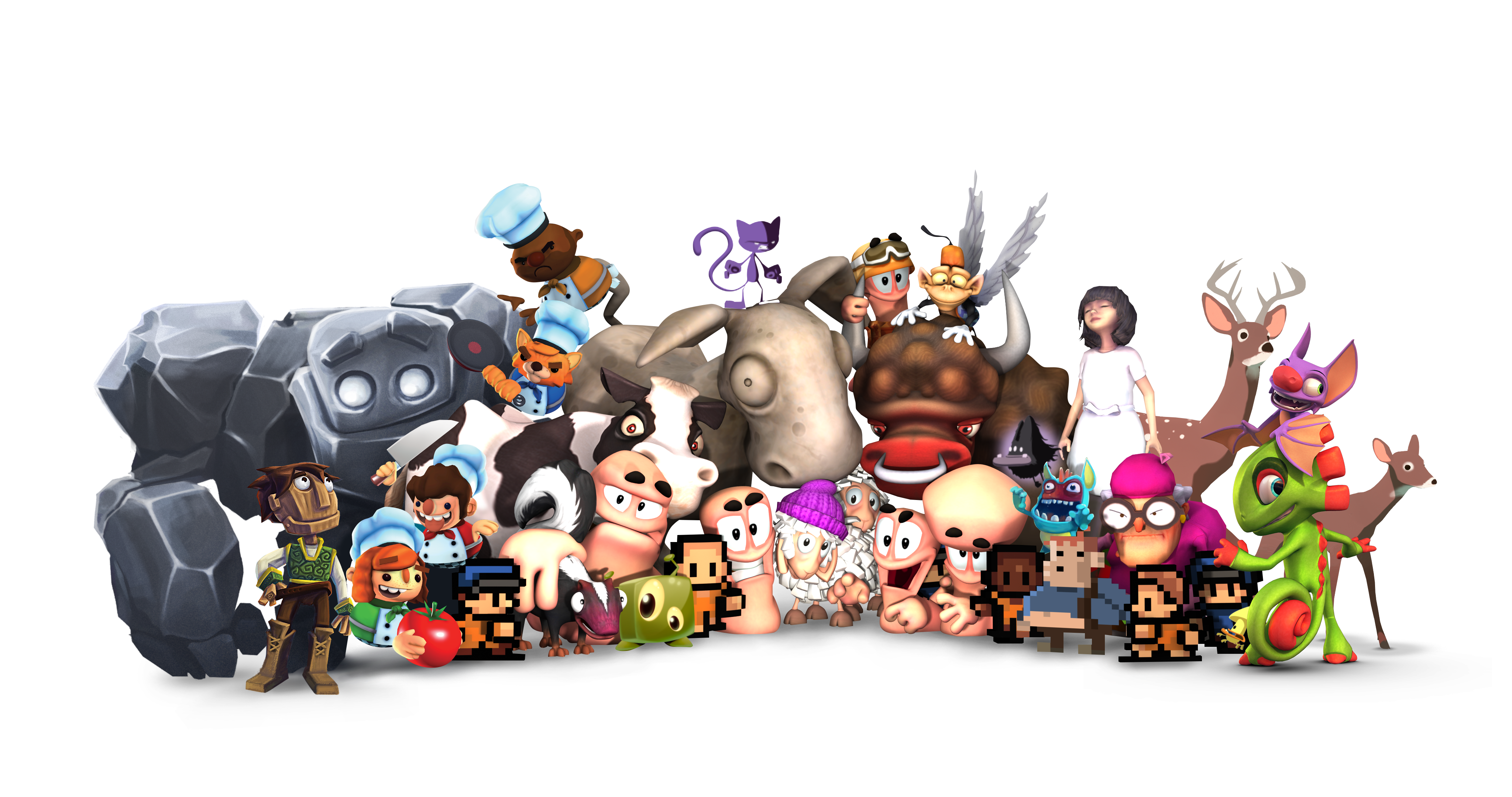 Team17 games characters