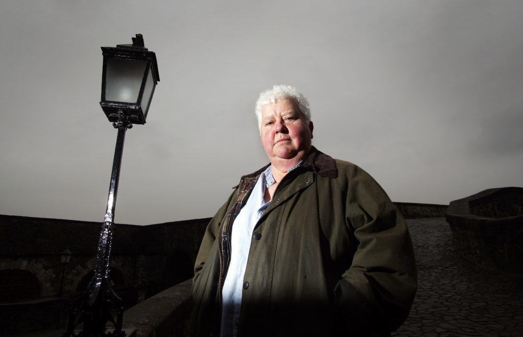 Val McDermid in Stirling, ahead of this weekend's Bloody Scotland International Crime Writing Festival.