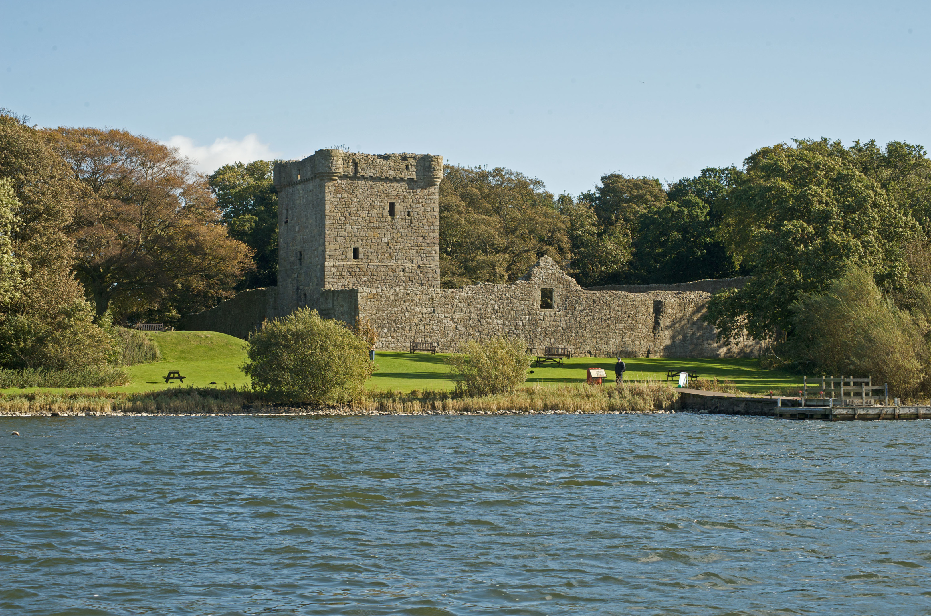 Mary Queen of Scots was imprisoned at Loch Leven Castle in 1567. Image: Historic Scotland.