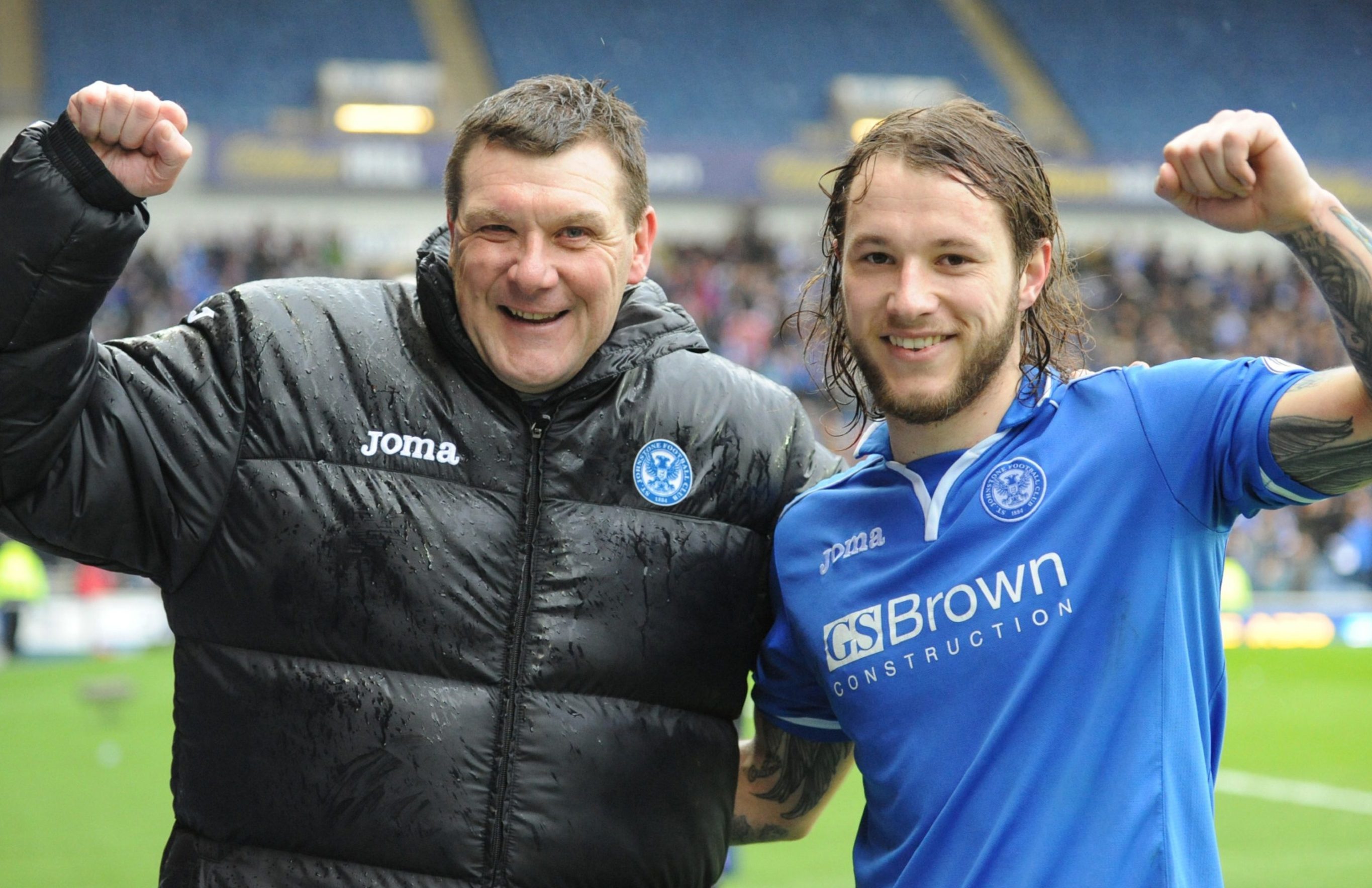 Tommy Wright with Stevie May.