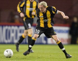A young Danny Swanson playing for Berwick Rangers back in 2007.