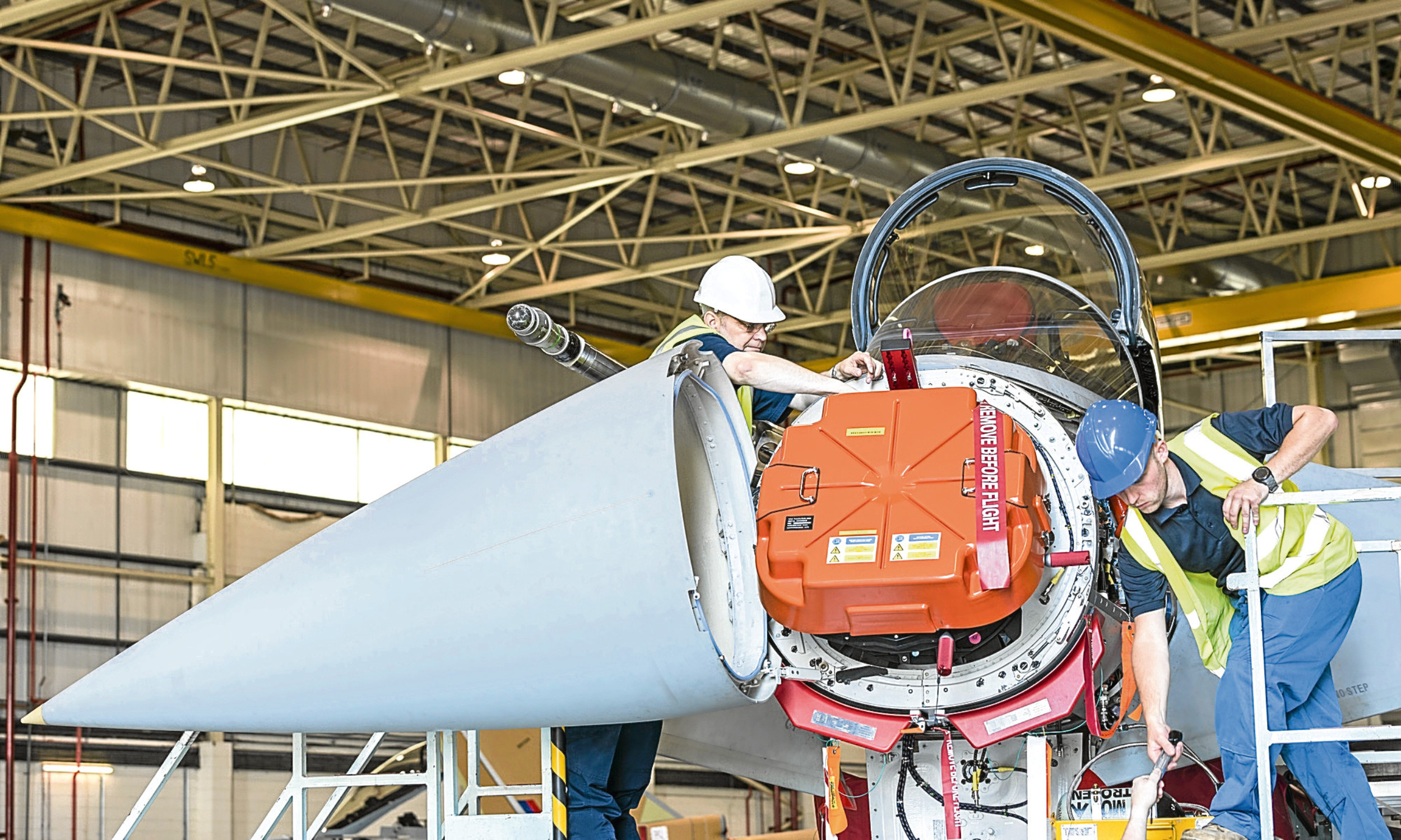 BAE Systems engineers for an E-Scan radar system to a Typhoon jet