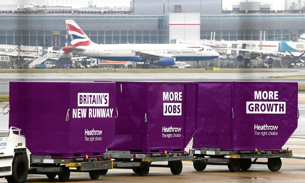 Heathrow Airport.
