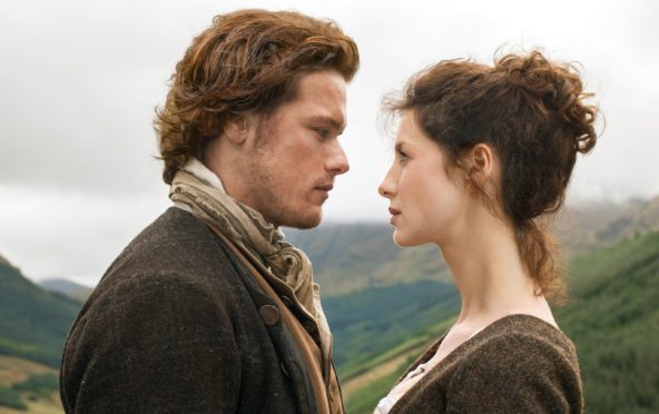 Sam Heaughan and Caitriona Balfe, the lead stars of Outlander