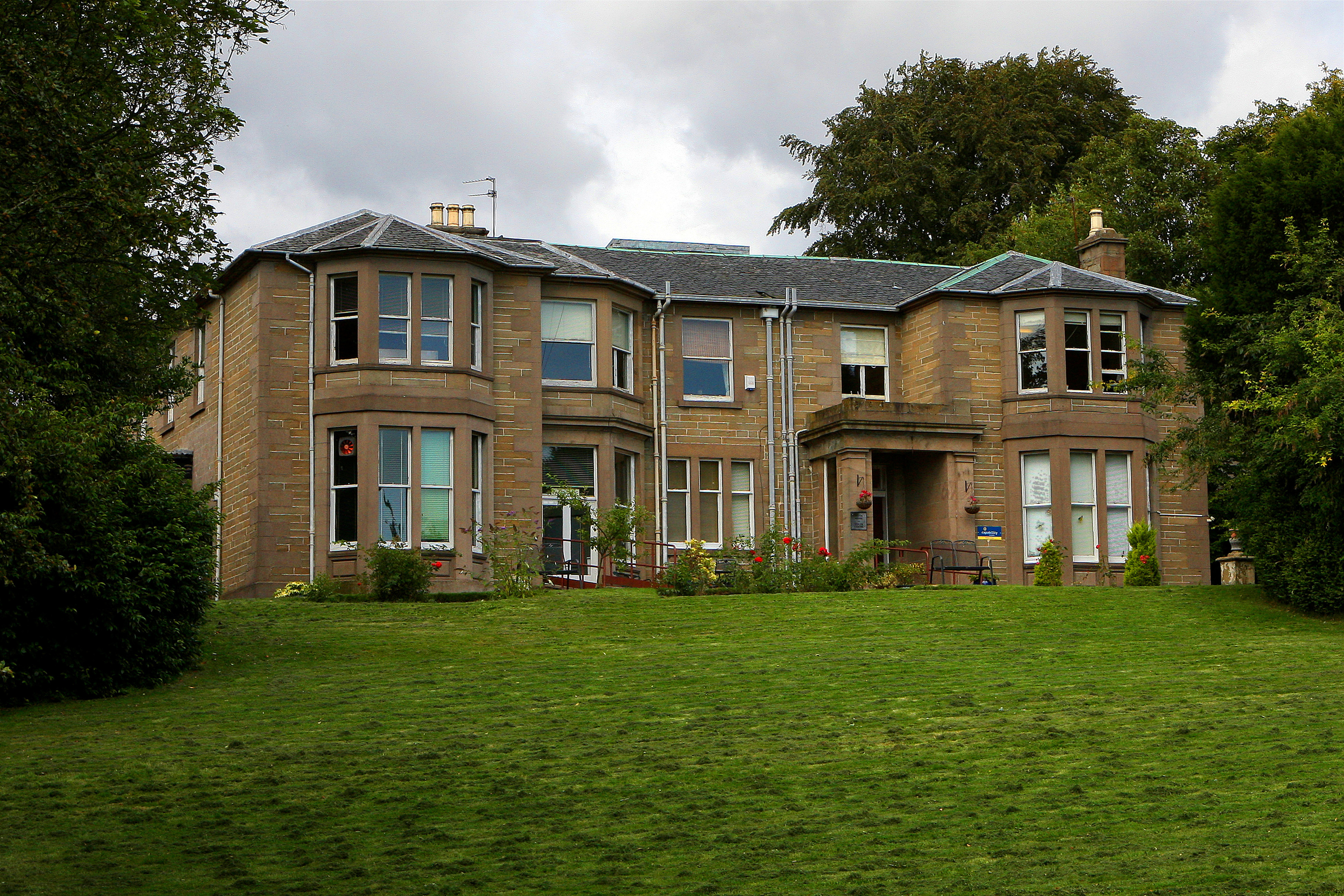 Anton House before construction started