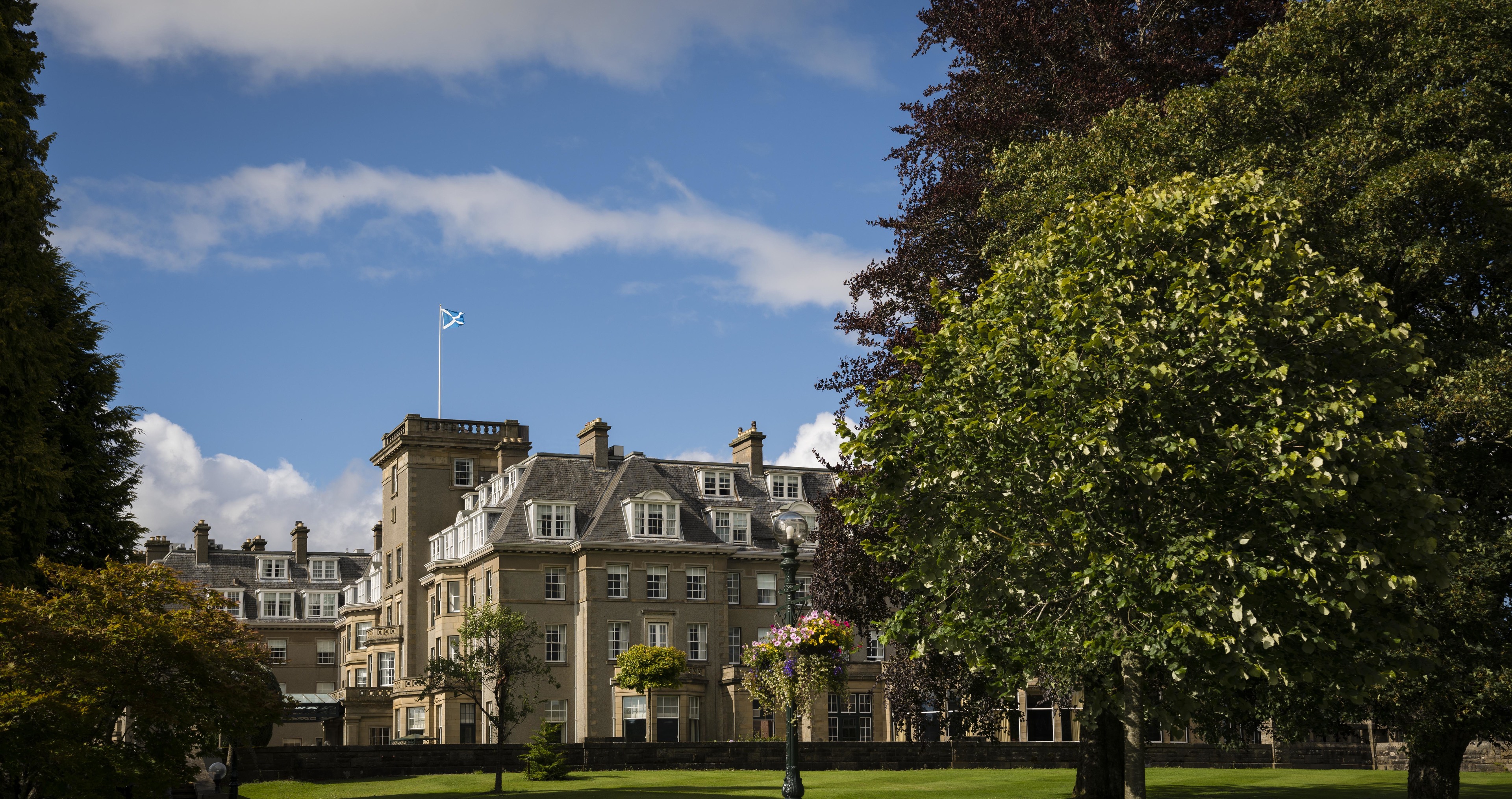 The Gleneagles Hotel at Auchterarder.