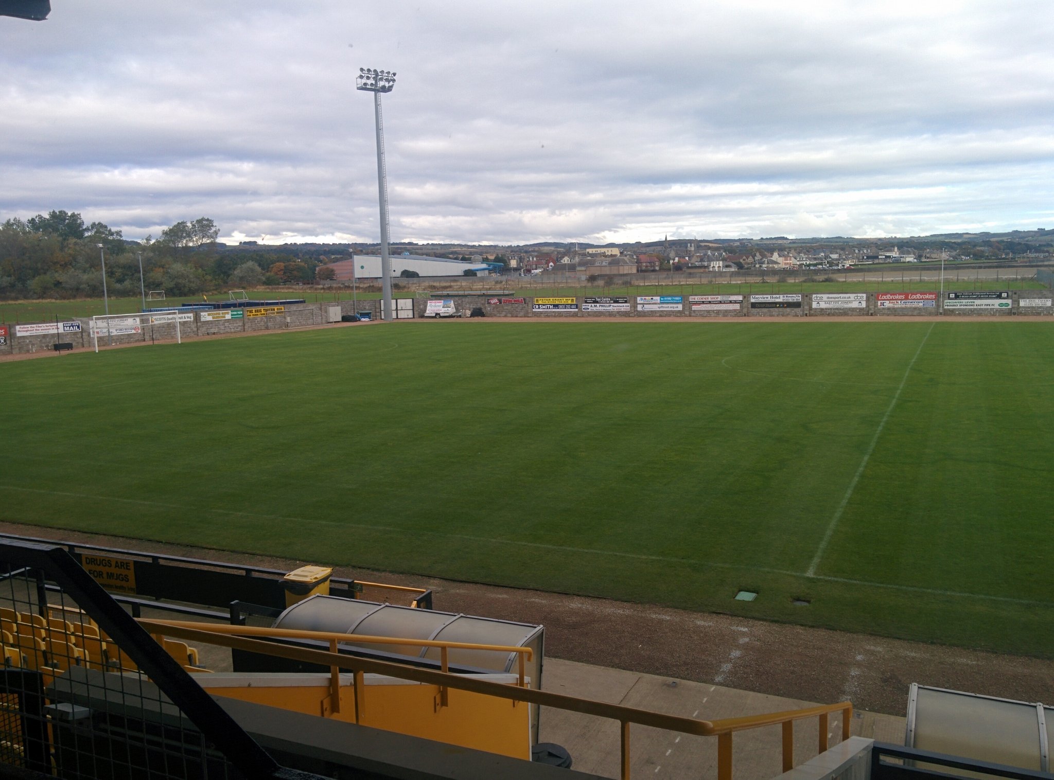 Phill Jupitus says he might take in an East Fife game at Bayview or Cowdenbeath