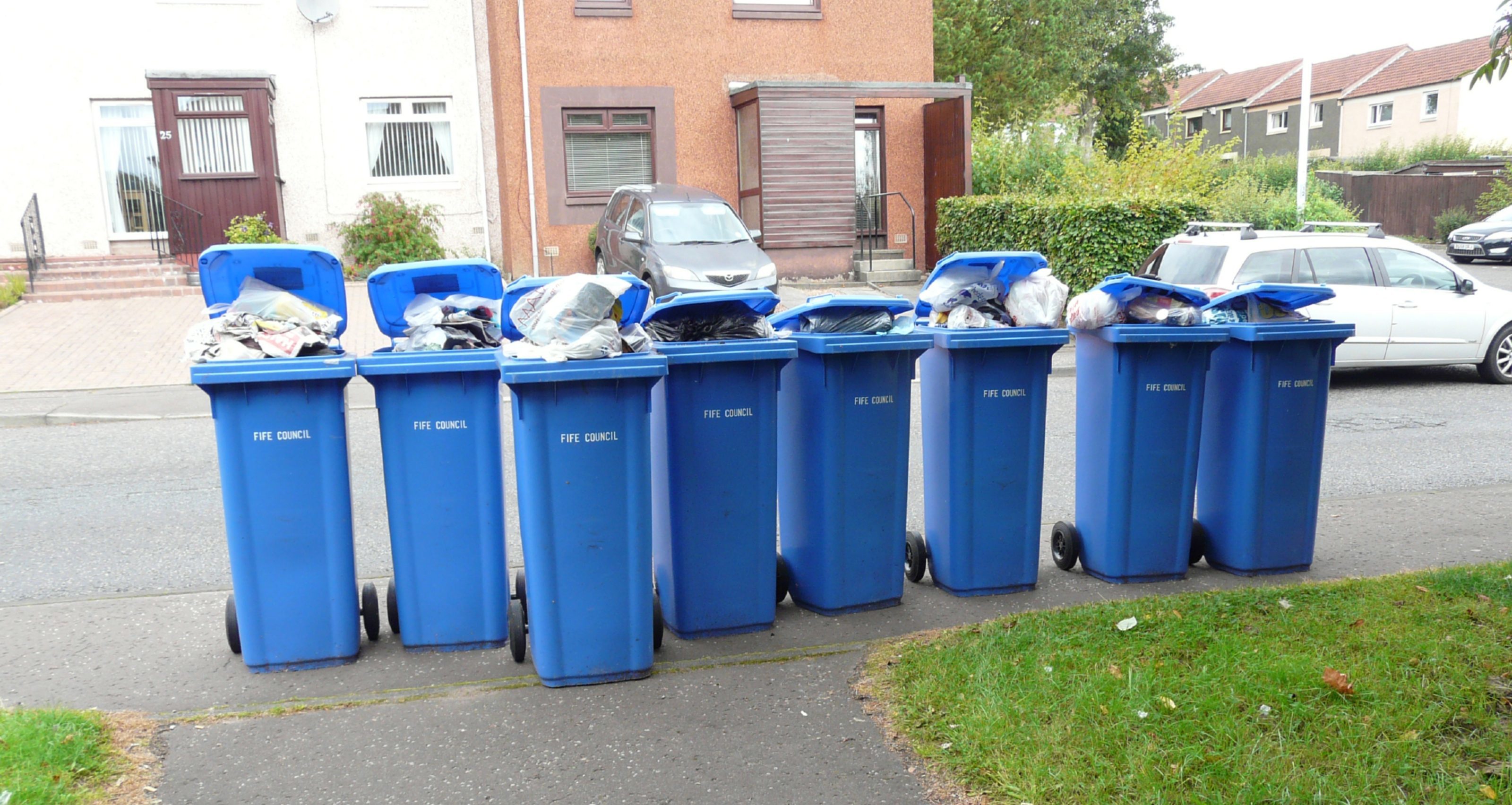 Claims were made that current landfill bins were too small for monthly collections