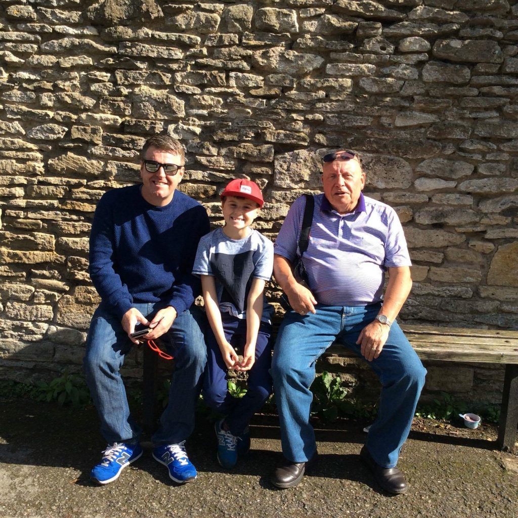 Donald, Archie (Mr Bray’s grandson) and Mr Bray.