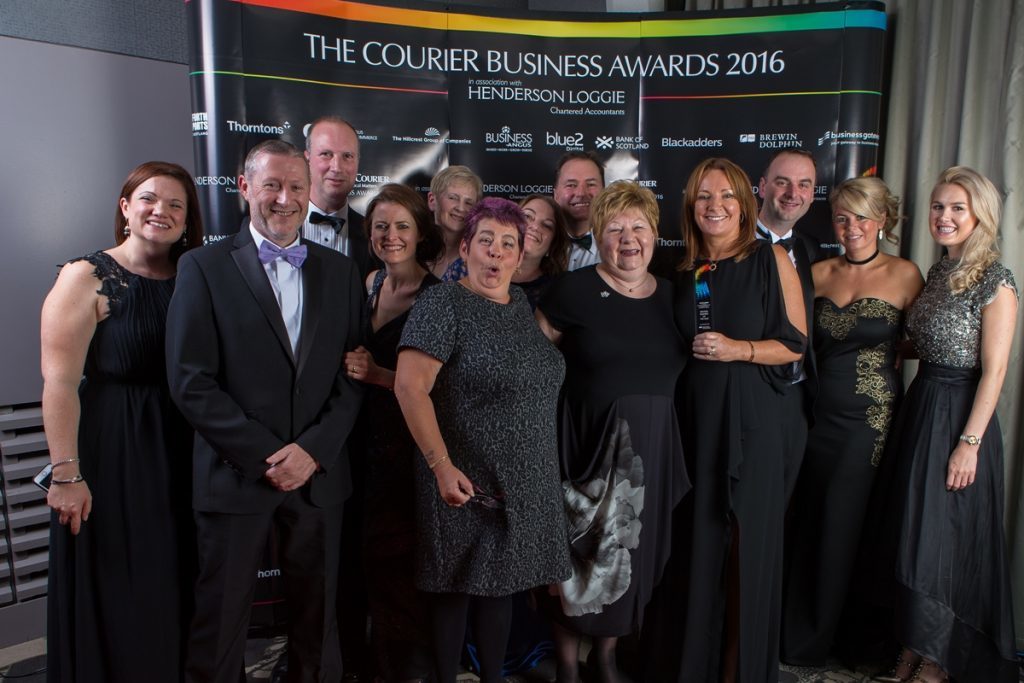 Service Business of the Year: Caledonia Housing Association. Award presented by David Chalmers of Brewin Dolphin.