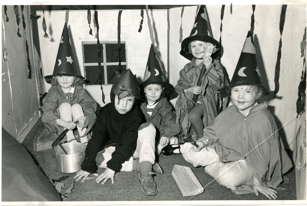 Menziehill Nursery Halloween Party, 31 October 1985.