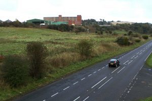 The Sappi Road site in Markinch, where planning permission in principle for 300 new homes has been passed.