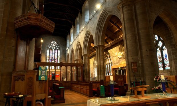 The interior of St John's Kirk in Perth.