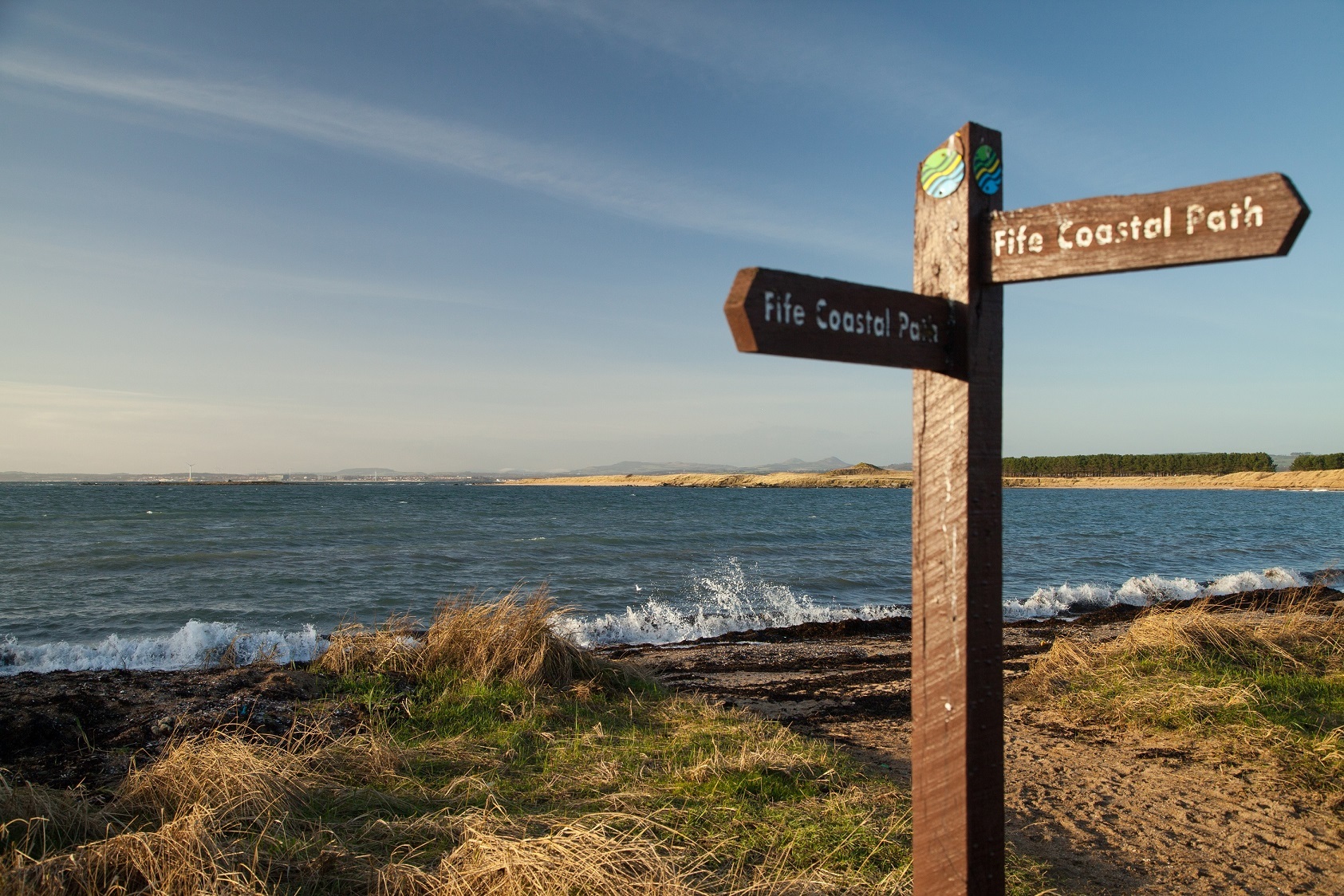 The Fife Coastal Path at Elie.