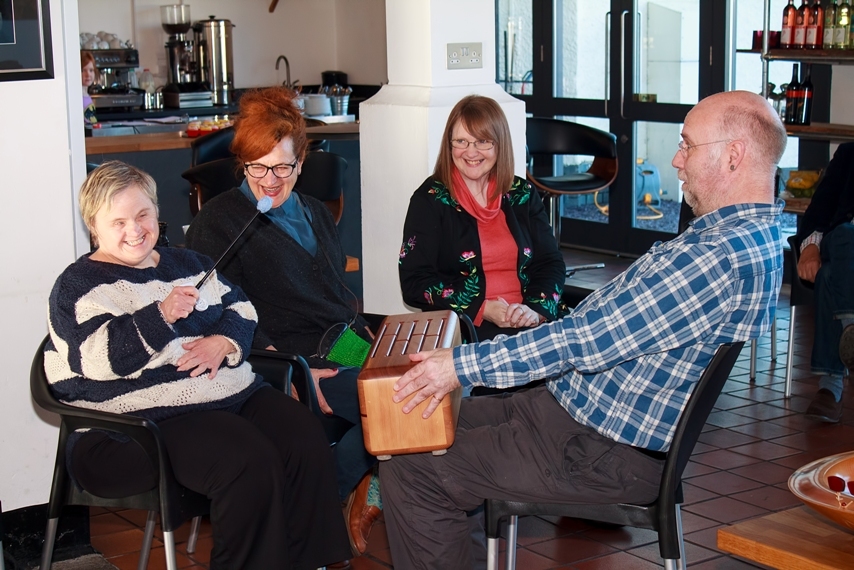 Service users at the Dunfermline centre.