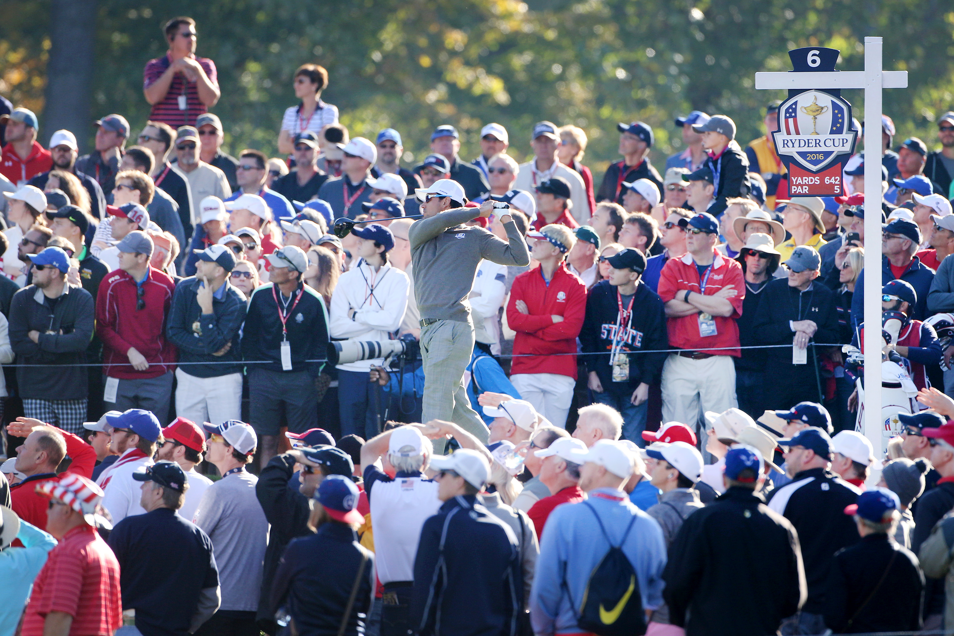 Rafael Cabrera Bello was unbeaten at Hazeltine having secured his place in the European team early in the season.