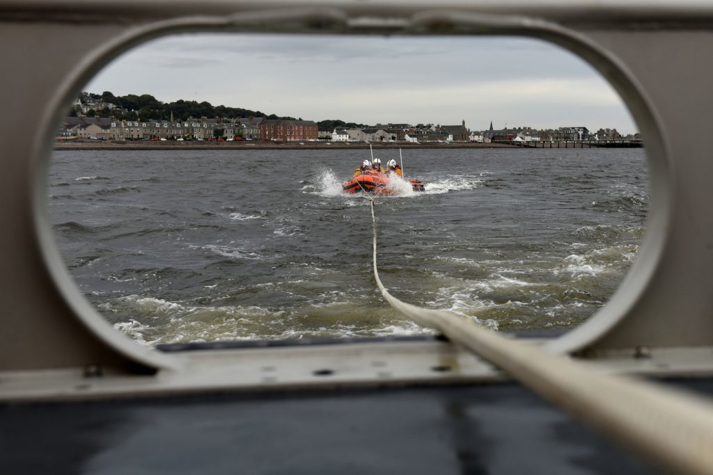 The Broughty Ferry RNLI takes part in training exercises every 10 days.