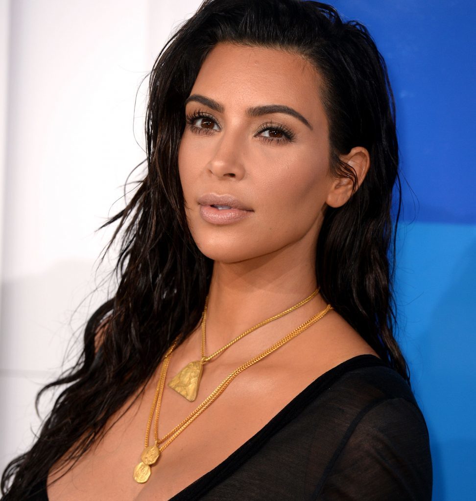 Kim Kardashian sporting jewellery in August