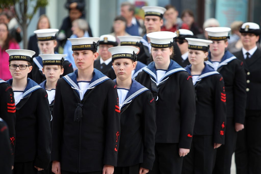 In photos: Dundee Sea Cadets parade their new colour