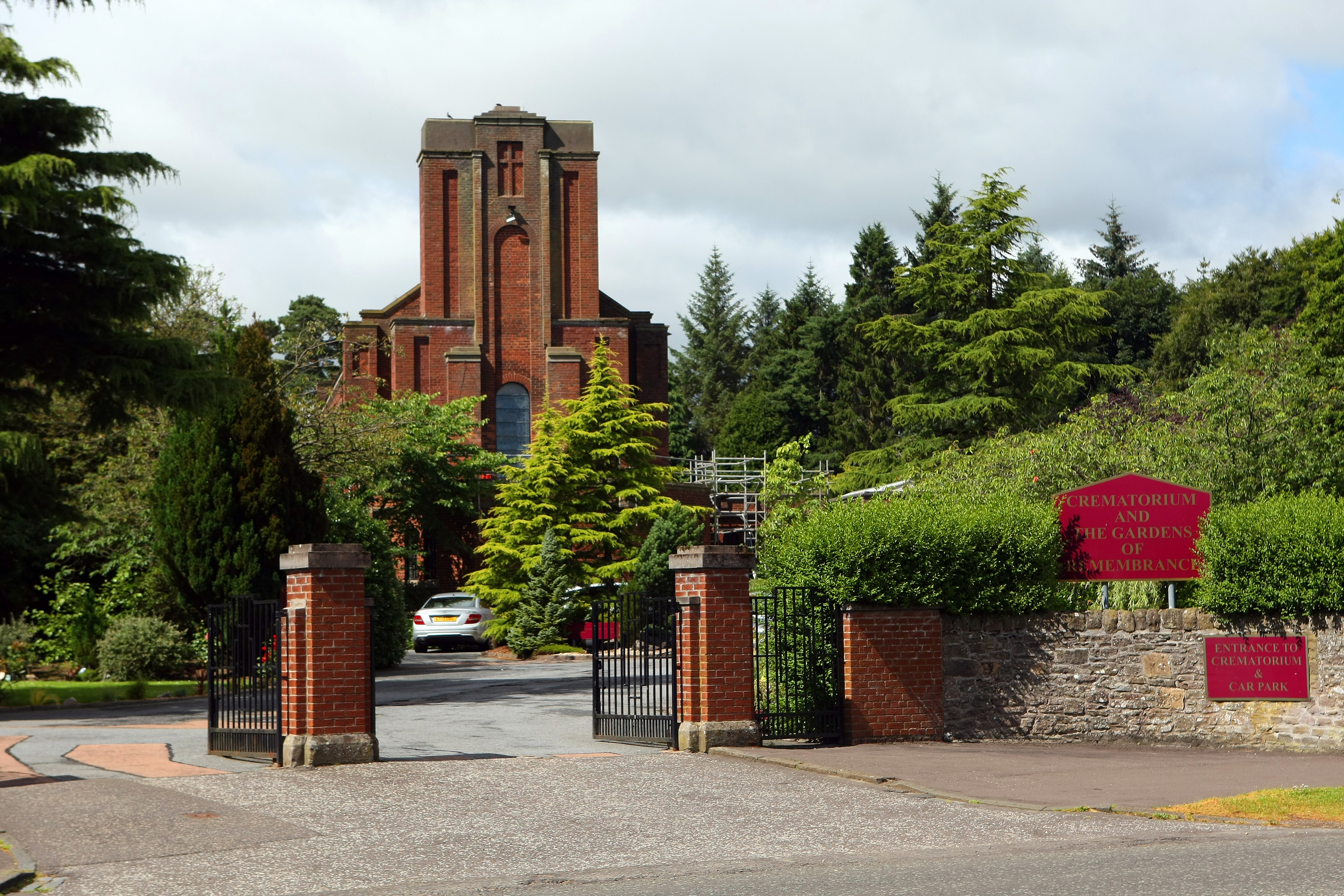 Dundee Crematorium on Macalpine Road.