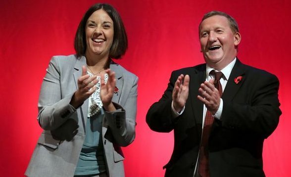 Scottish Labour leader Kezia Dugdale and deputy Alex Rowley