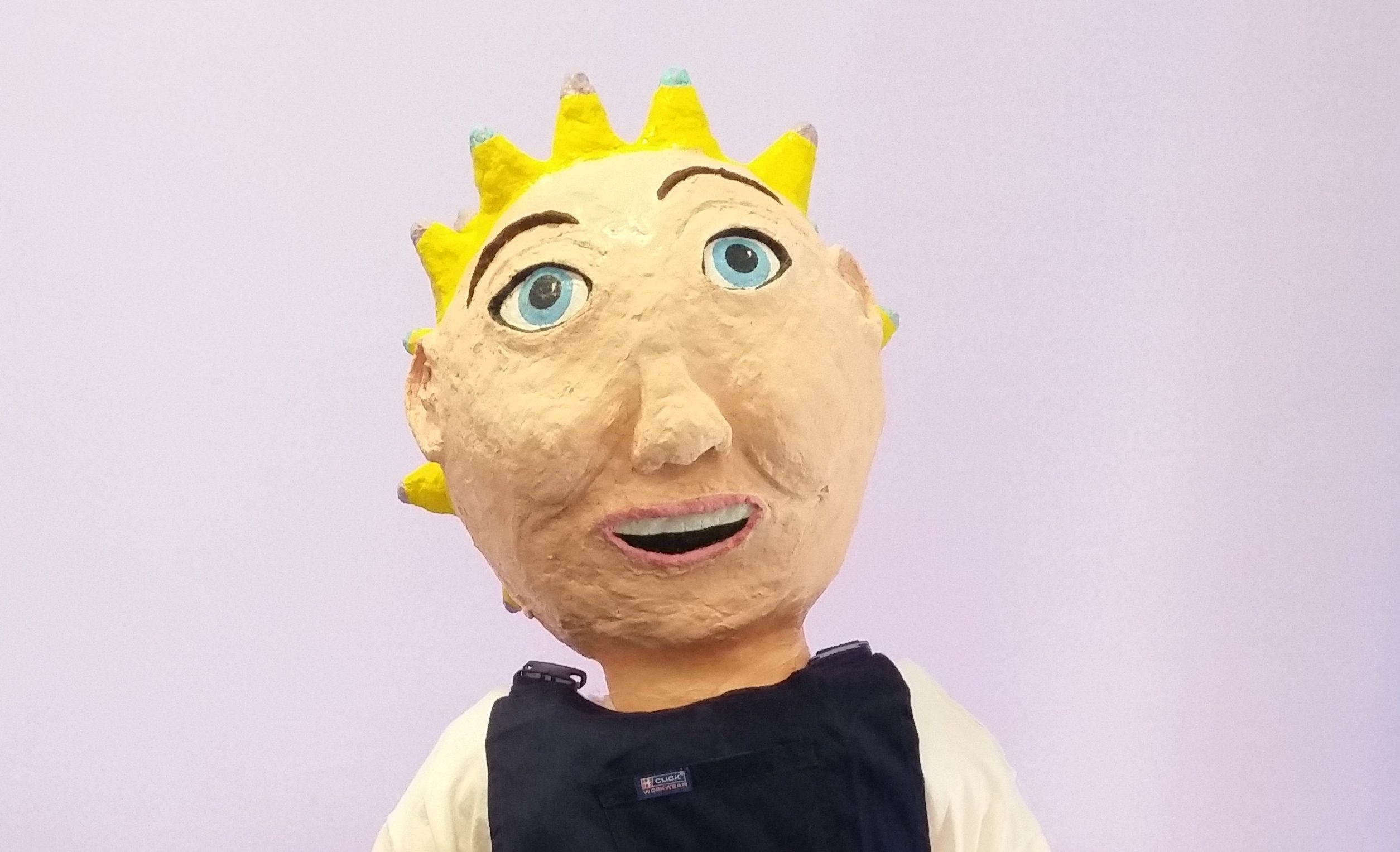 The Oor Wullie sculpture made by Capability Scotland service users.