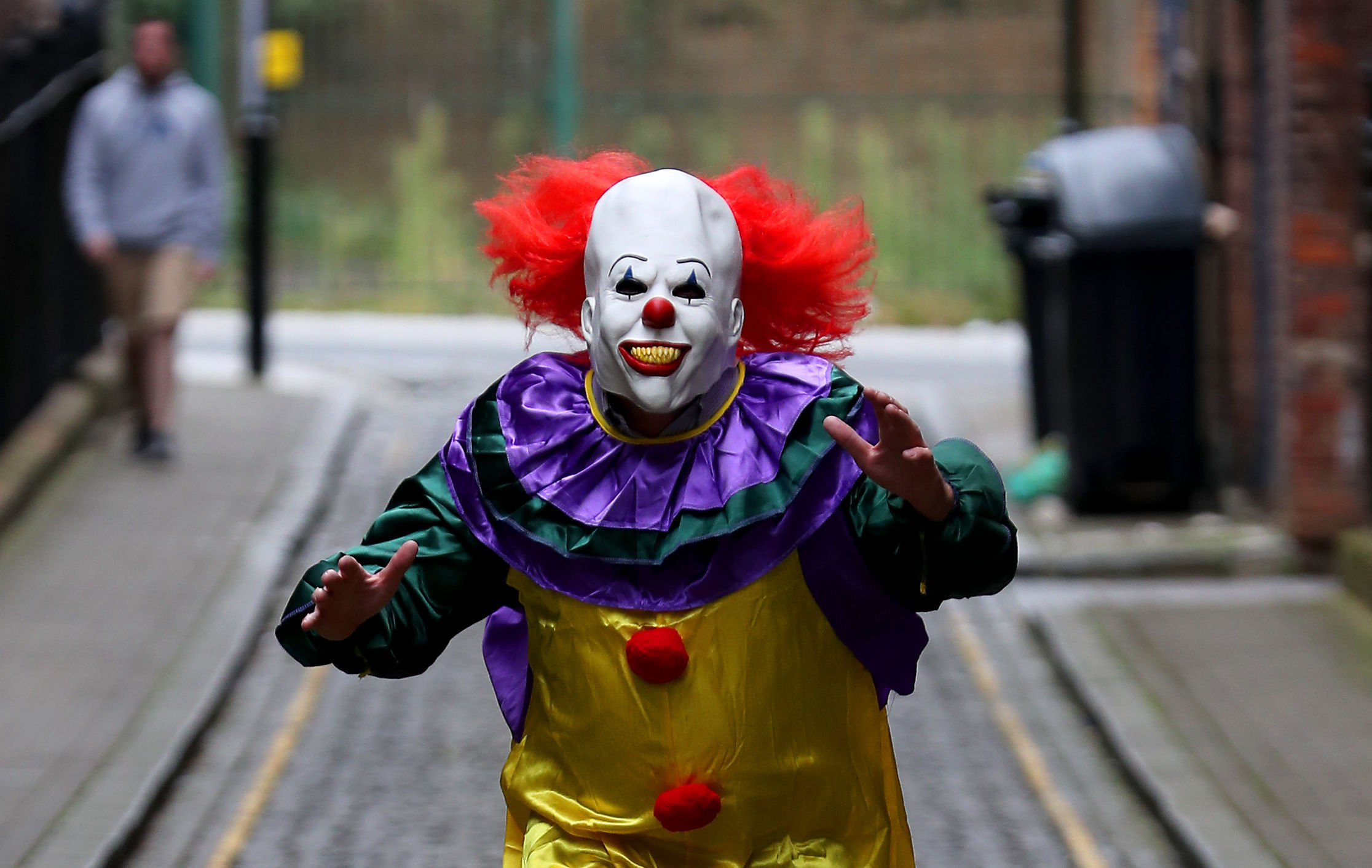 Clowns like these have allegedly been spotted across the UK
