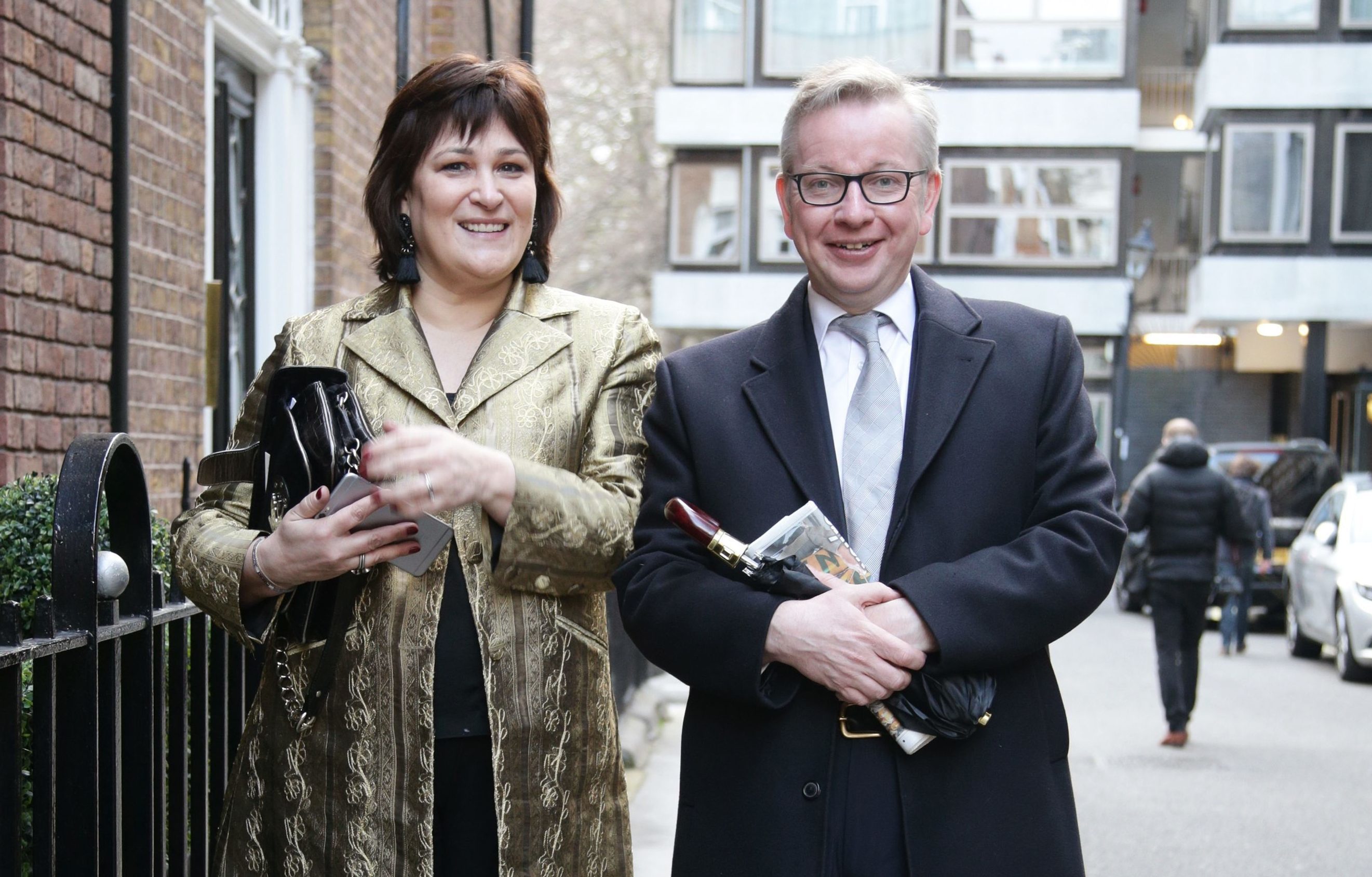 Michael Gove and his wife Sarah Vine, who left their young son at a bed and breakfast while they partied the night away with celebrities, it has been reported.
