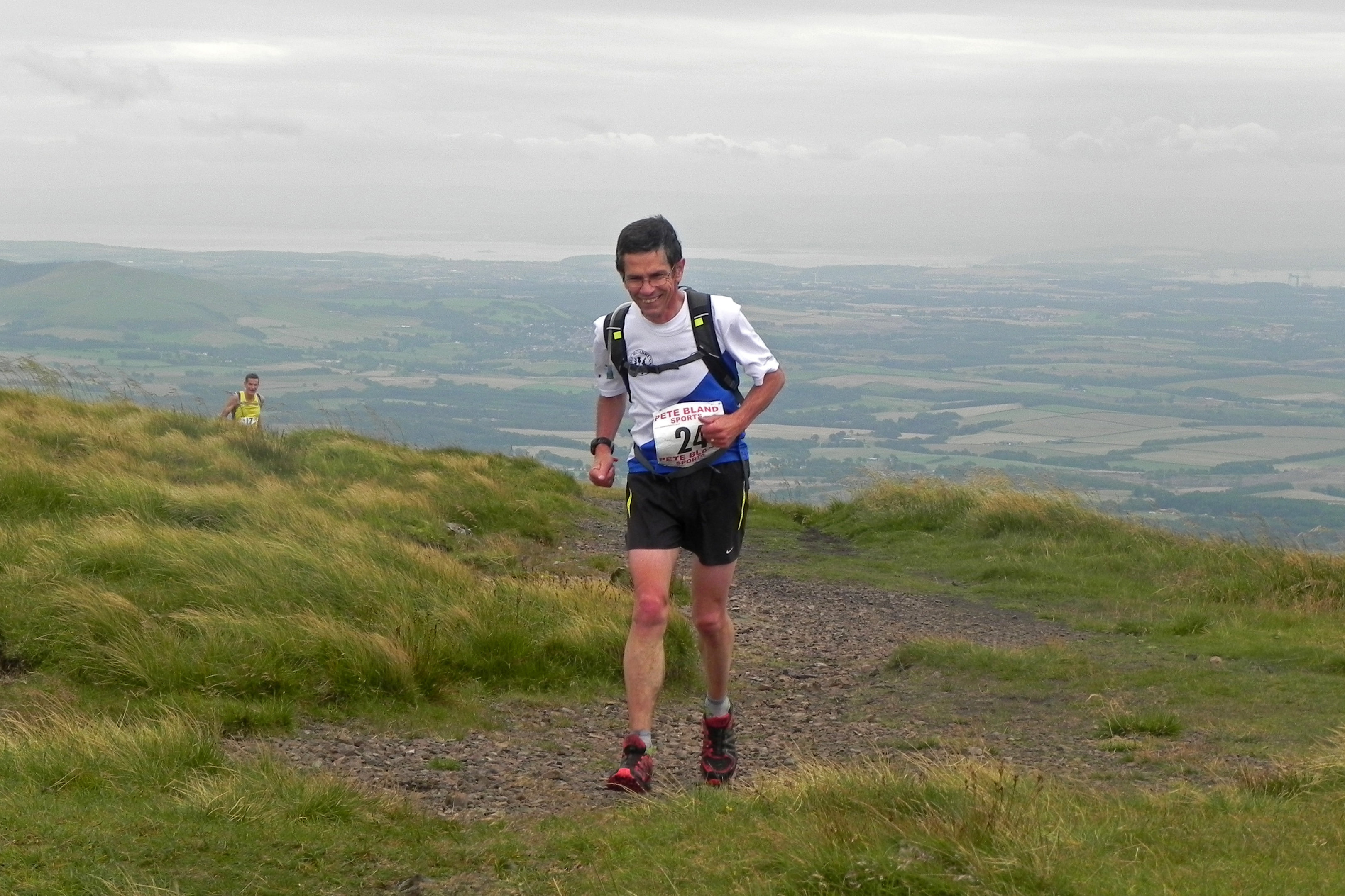 Pastor Richard Toller during a 2015 race.