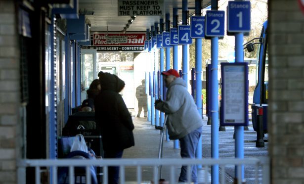 Perth bus station.