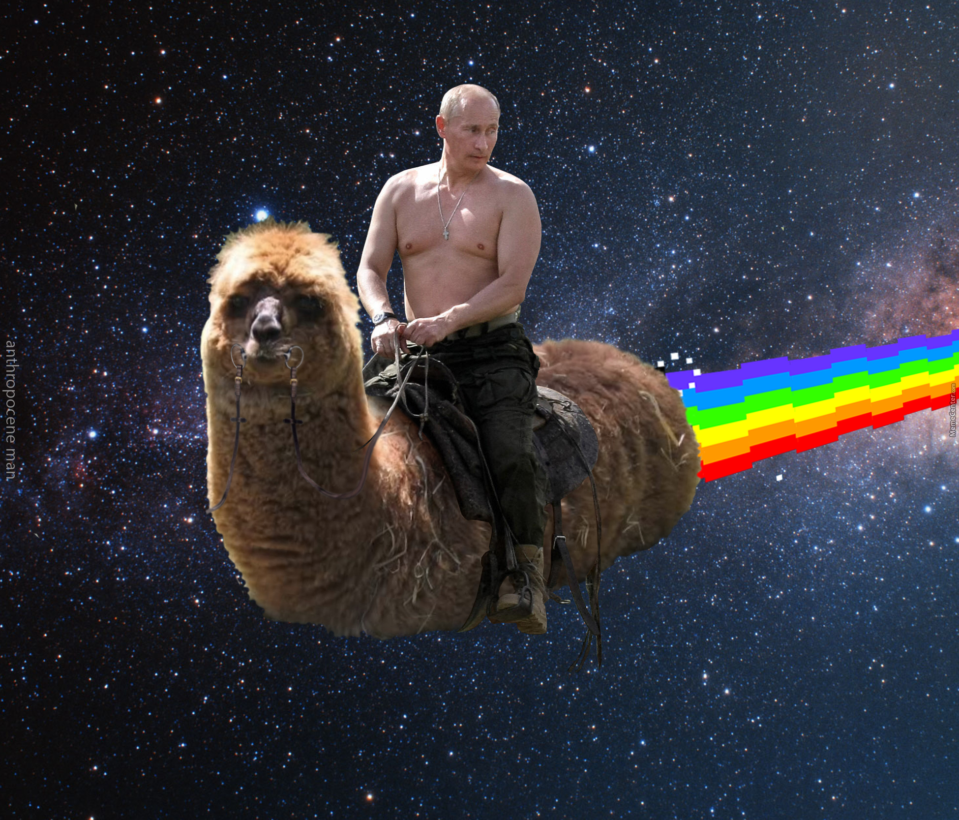 One of the 'Putin Rides' memes.