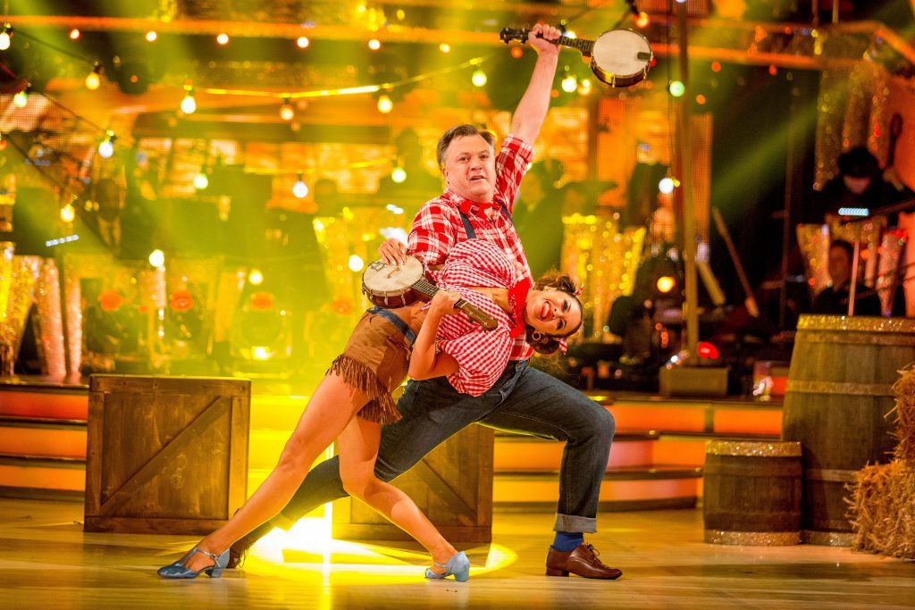Ed Balls on Strictly Come Dancing. 