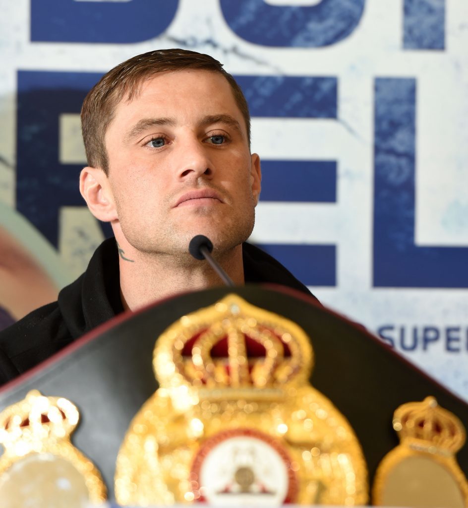 Ricky Burns at Wednesday's press conference.