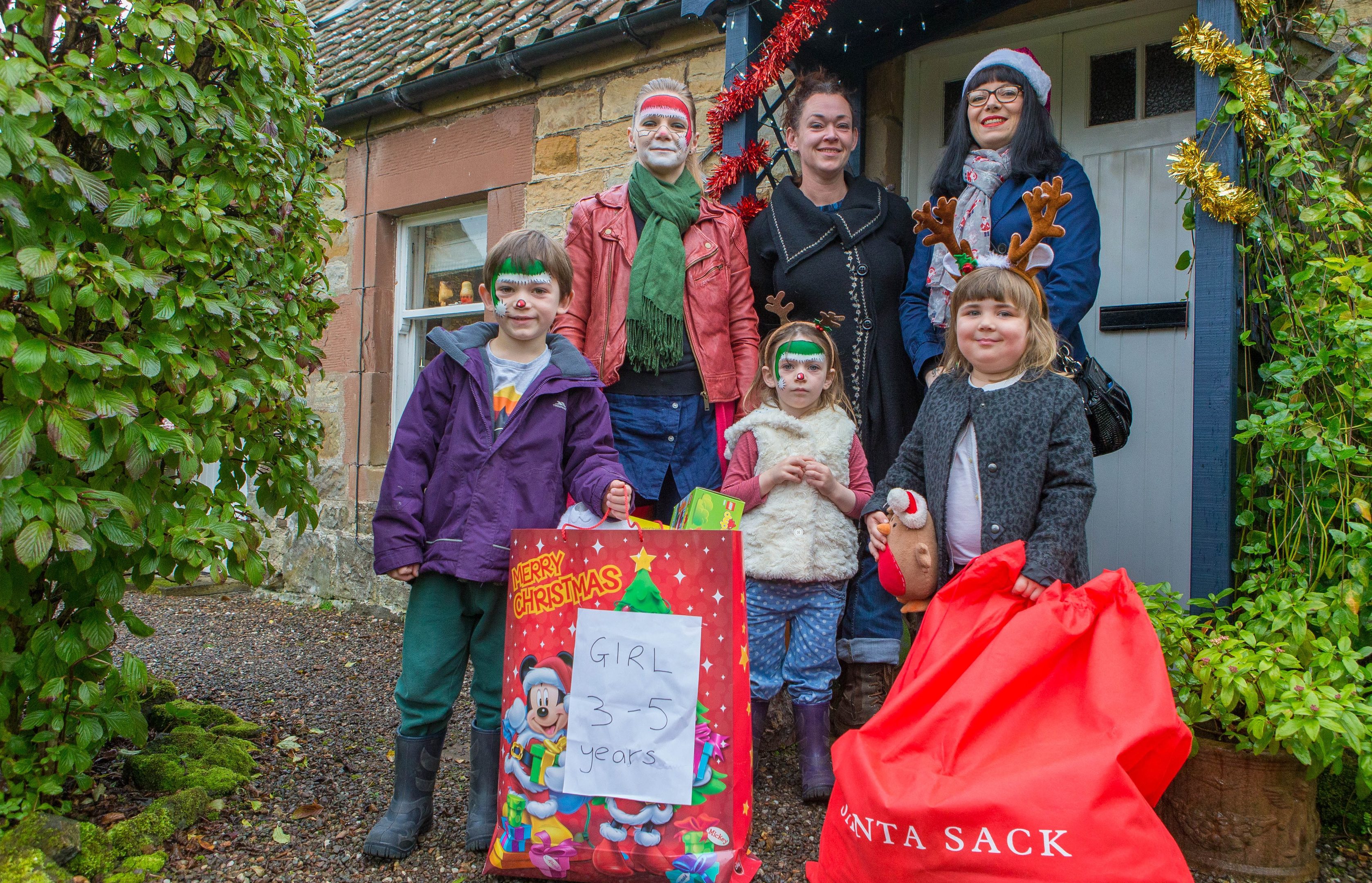 Back Katherine Hope, Hillary Haman and Sarah Brown and front row, kids Noah (5), Mollie (3) and Ellie (4) all involved in the appeal