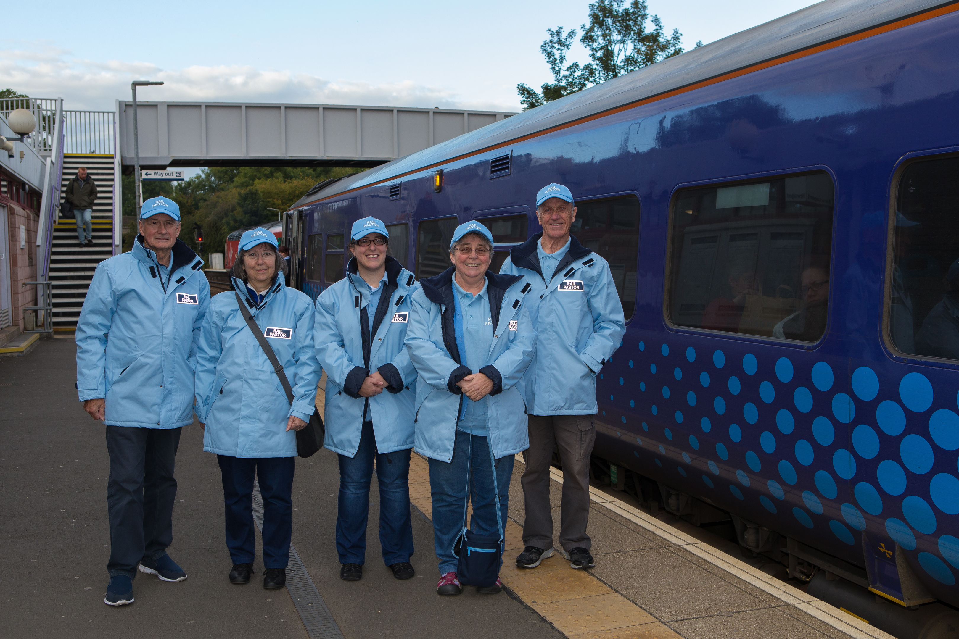 Rail Pastors at Inverkeithing Train Station.