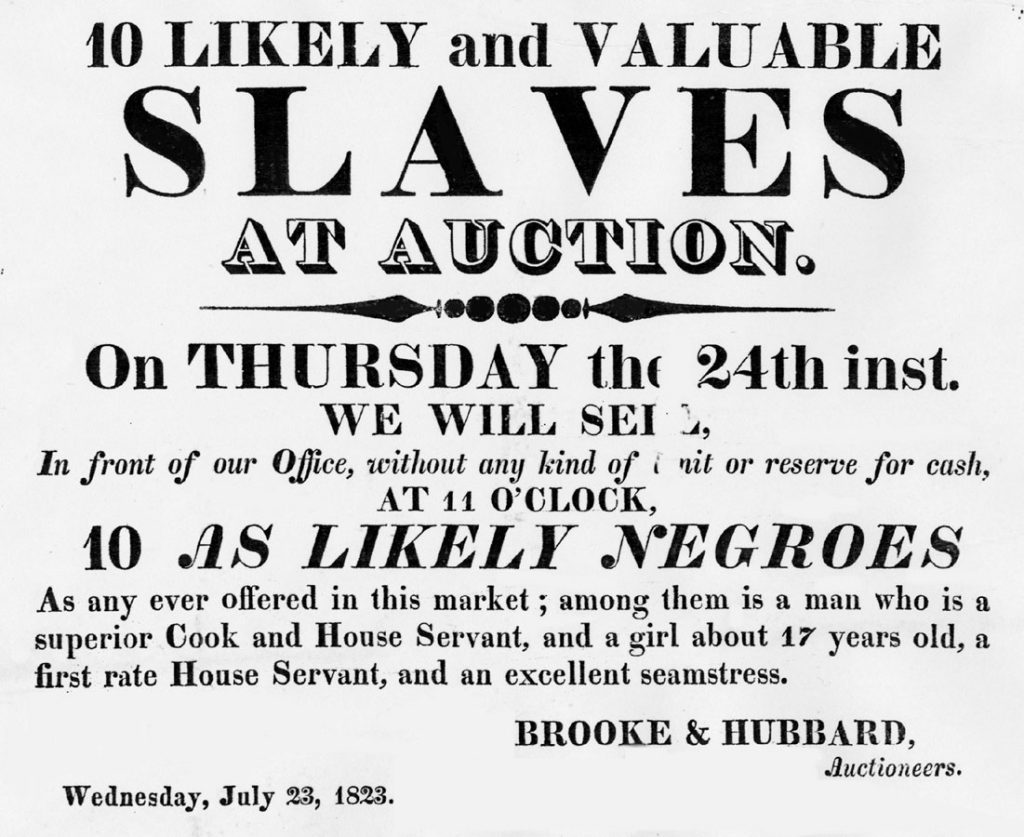 Slaves for sale