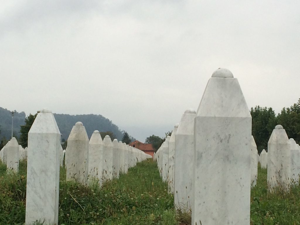 Bosnian war cemetery