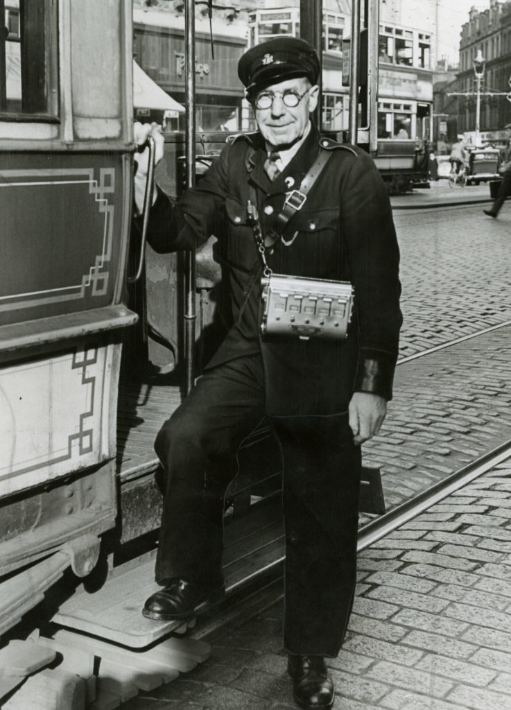 George Maxwell, the conductor on the last tram.