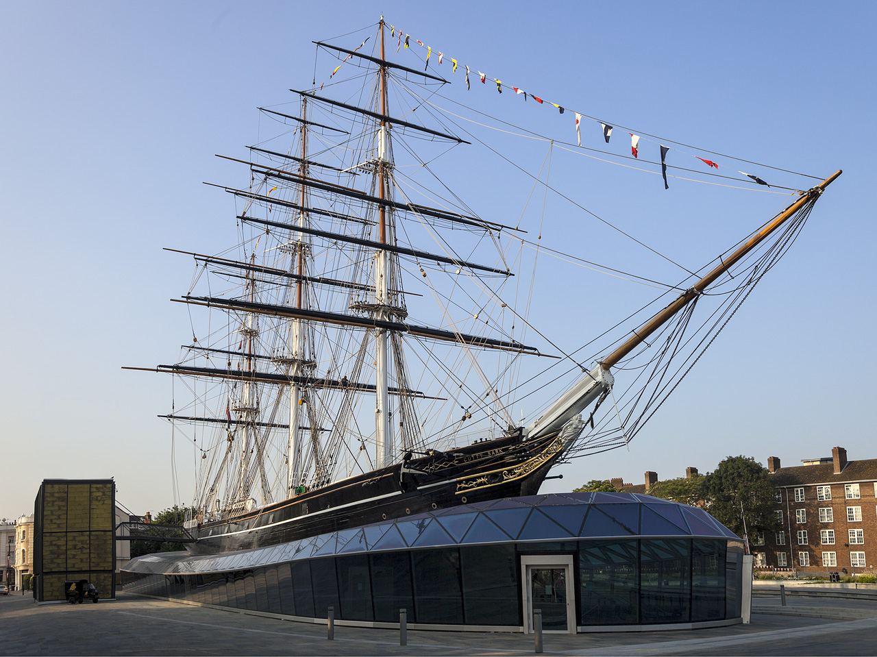 The Cutty Sark in all its glory.