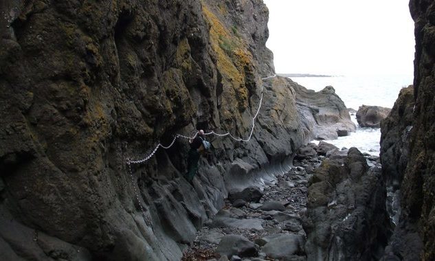 The Chain Walk at Elie.
