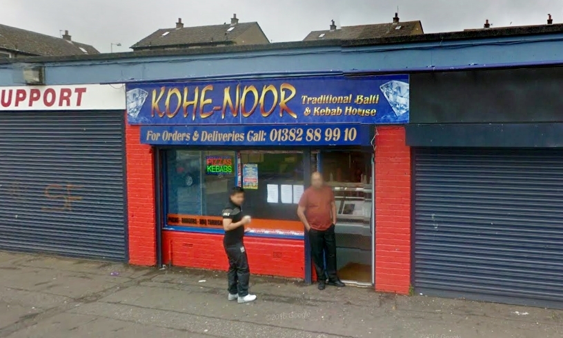 The Kohe-Noor takeaway in Kirkton. (library image)