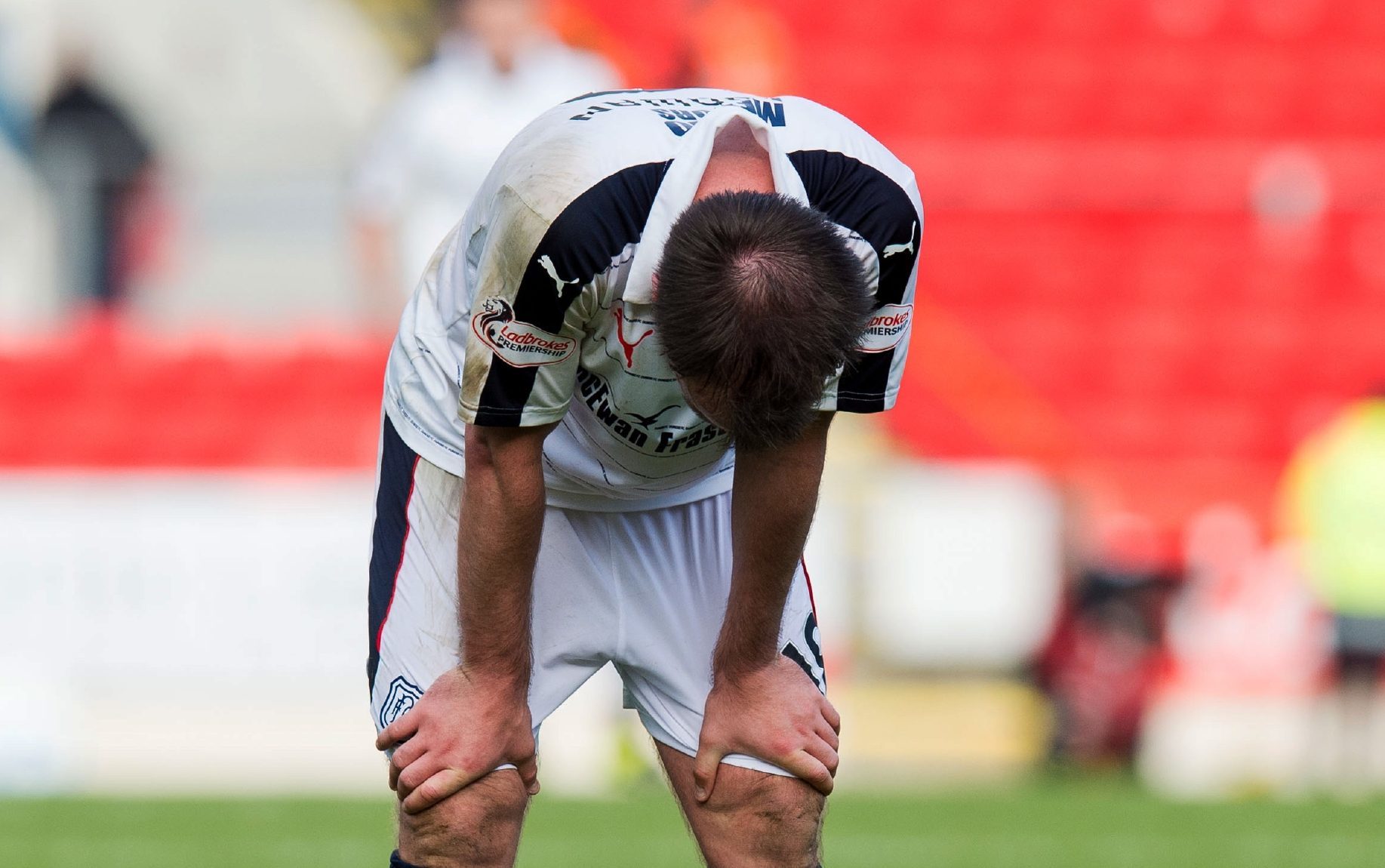 Paul McGowan after the loss to St Johnstone.