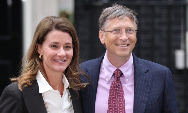 Melinda and Bill Gates.