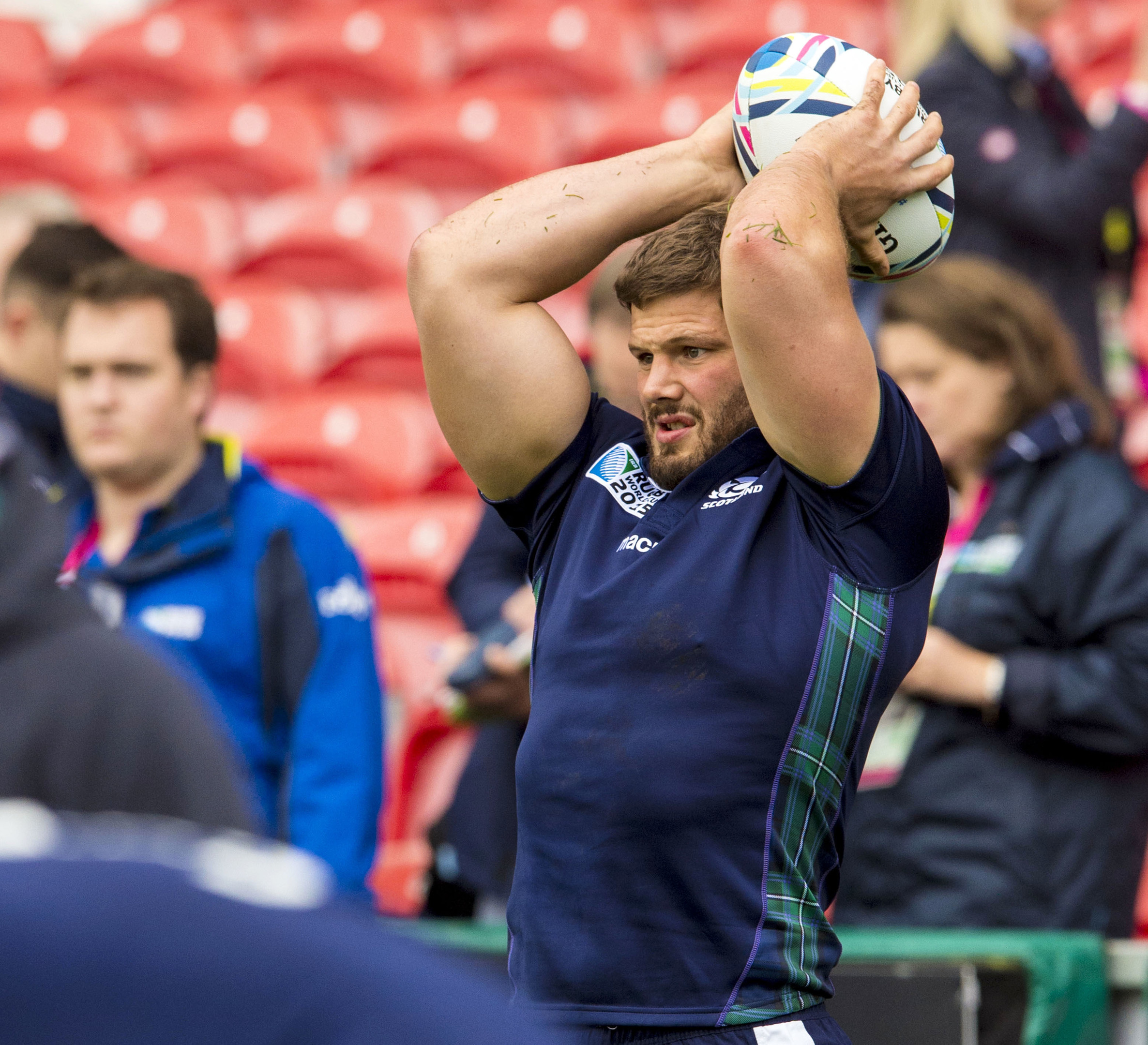 Ross Ford will become the first forward to reach 100 caps for Scotland this weekend.