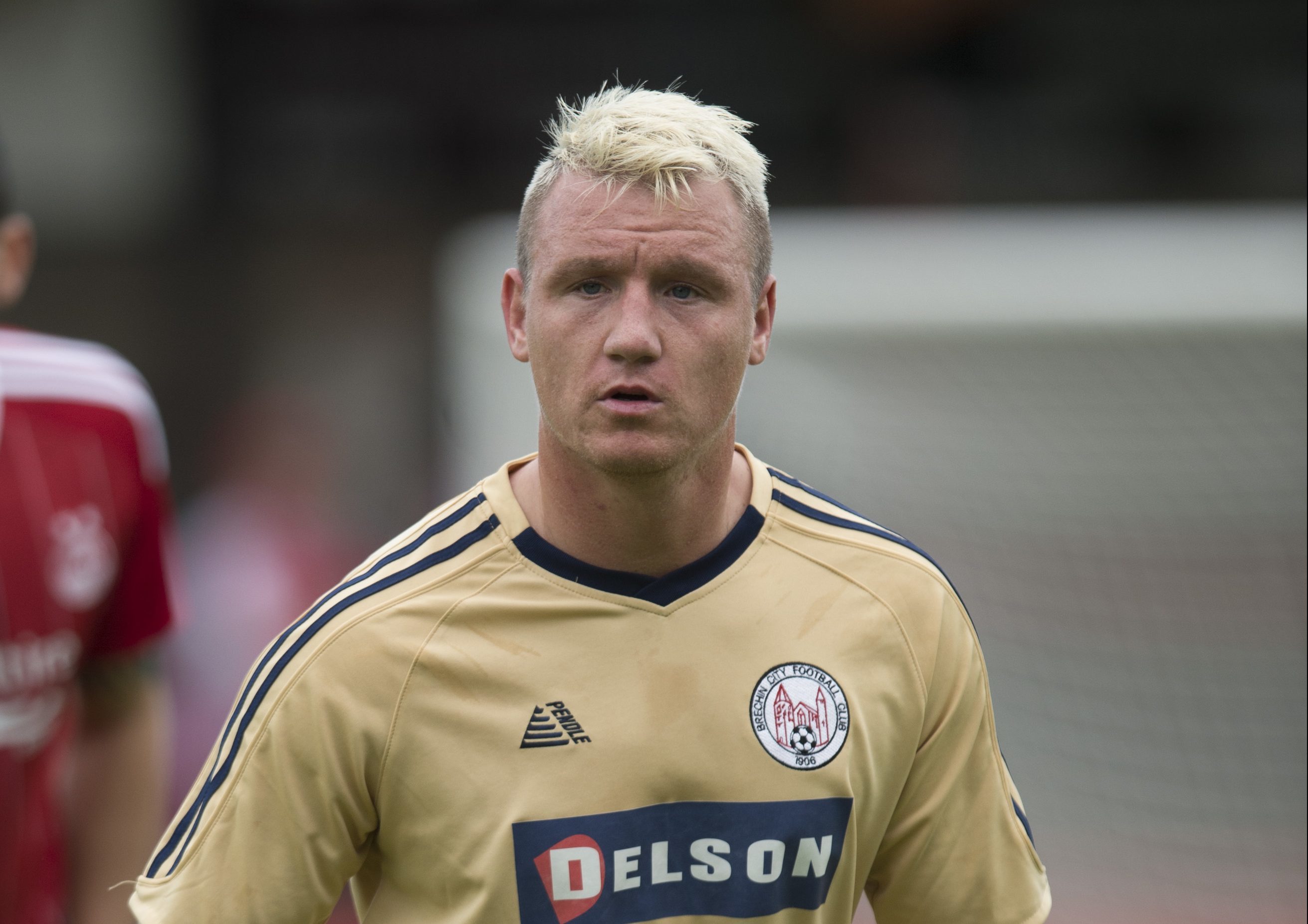 Brechin striker Andy Jackson is an injury doubt for the Peterhead game.