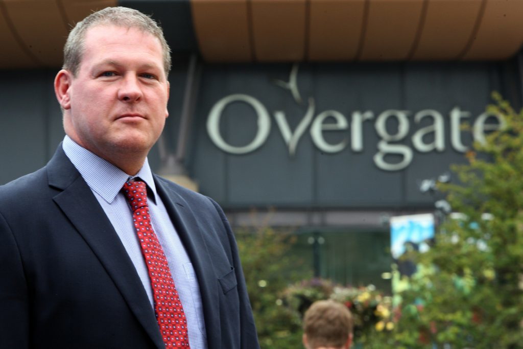 Dundee's Overgate centre manager Malcolm Angus, who is calling for a meeting about safety