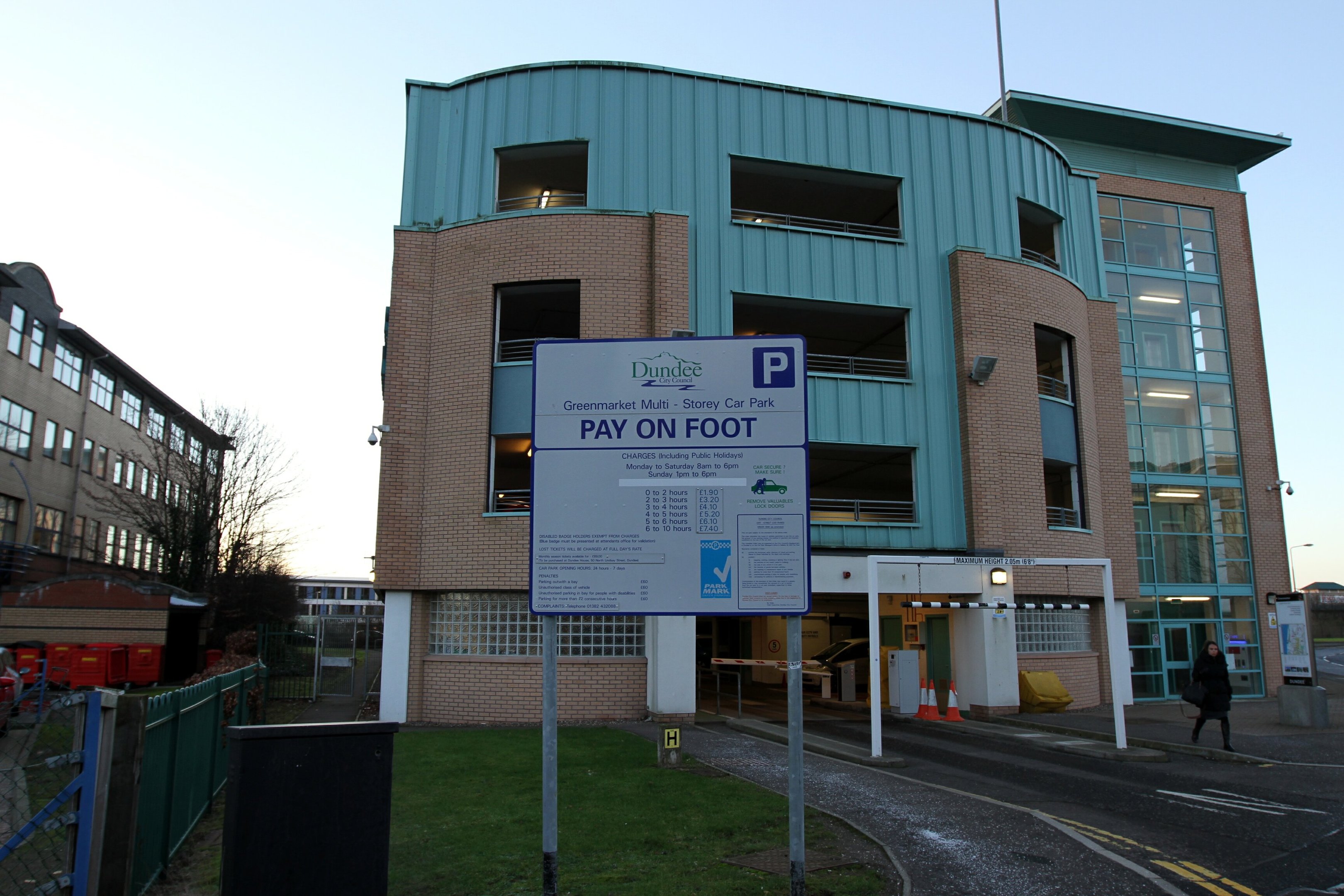 Electric car users will be able to use multi storey car parks - like the Greenmarket car park - for free under the initiative.