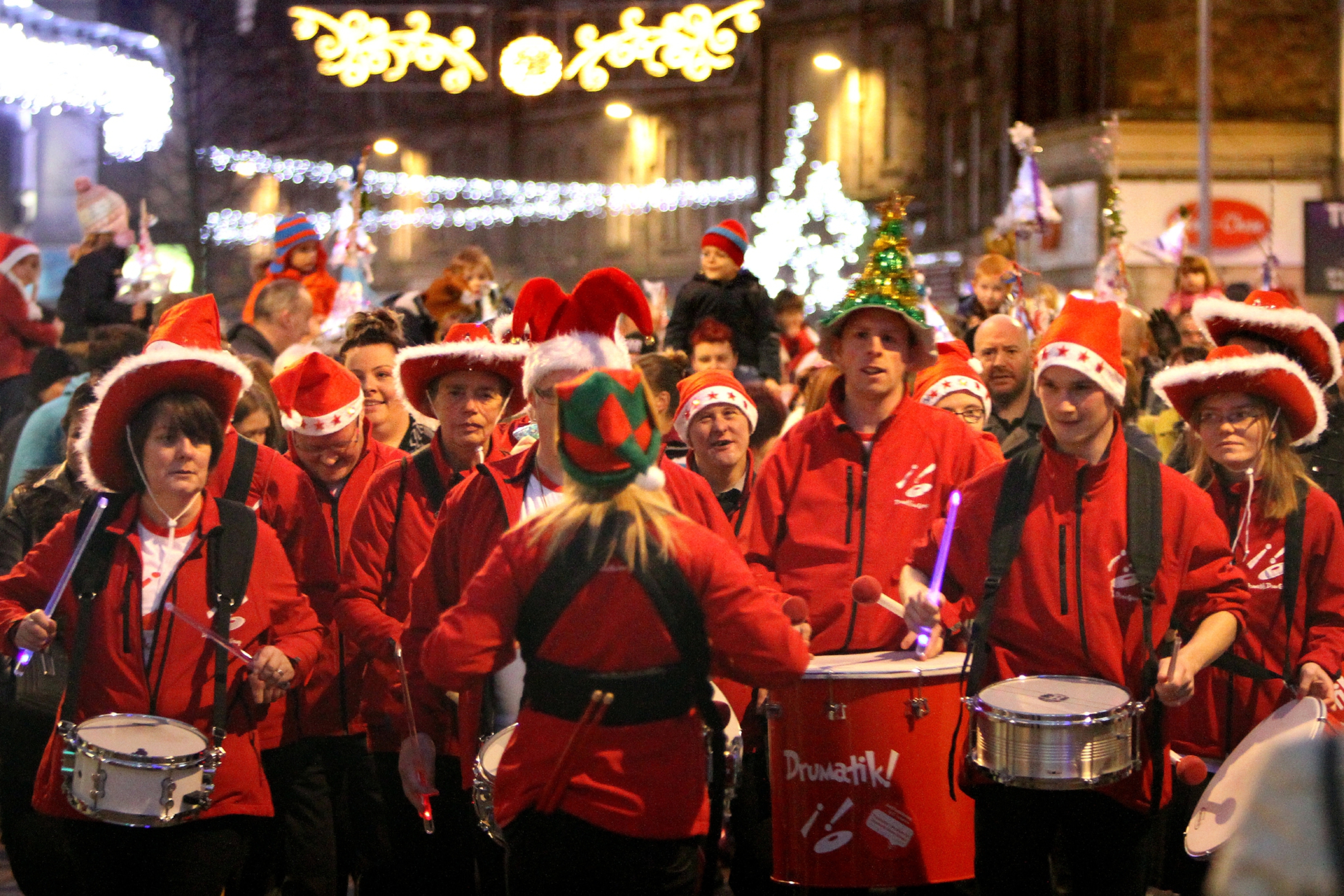 Kirkcaldy4All organised the lantern parade and Christmas lights switch-on.